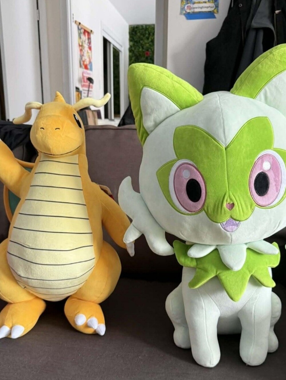NWT Life Sized Pokemon Sprigatito Plush Soft Stuffed Character Cat Huge Giant